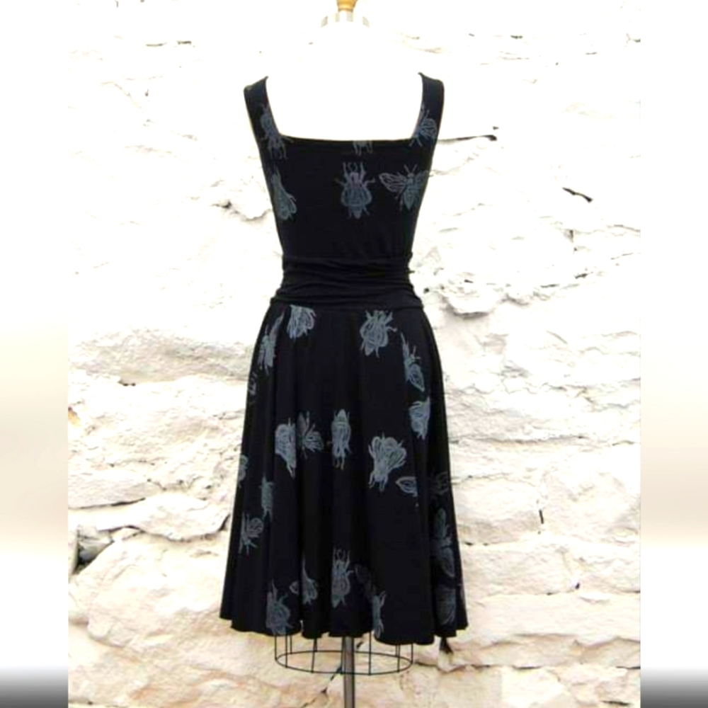 Lilikoi Queen Bee dress organic cotton limited run dress size L